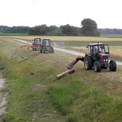 Tehničko i gospodarsko održavanje vodotoka I. i II. reda na branjenom području 16: područje malog sliva Baranja osim međudržavnih rijeka Drave i Dunava
